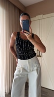 Siyah Mia Bluz