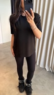 Siyah Modal Basic T-shirt