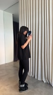 Siyah Modal Basic T-shirt