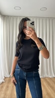 Siyah Orijinal Marka T-Shirt