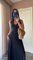 Siyah  Paula Elbise 