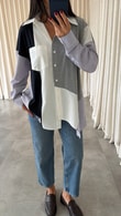 Siyah Taşlı Raphael Gömlek