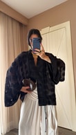 Siyah Yuè Kimono 