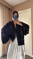 Siyah Yuè Kimono 