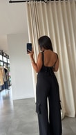 Siyah Yuliya Pantolon