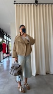 Vizon Battte Bomber Ceket