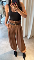 Vizon Vinca Kemerli Pantolon
