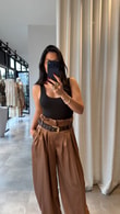 Vizon Vinca Kemerli Pantolon