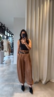 Vizon Vinca Kemerli Pantolon