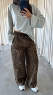Vukan Leopar Pantolon