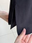 Adıgül Gizli Patlı Fularlı Kol Manşetli Tunik-ŞA1192 Siyah