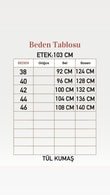 Ahu Piliseli Desenli Kemerli Etek-AA4408 Kahve
