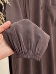 Akel Tek Cepli Gömleği Uzun Pantolonlu Takım-MF603 Kahve