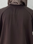 Akınay Baskı Ve Nakışlı Dikiş Detay Sweat-EU2683 Kahve