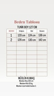 Alaz Gizli Patlı Müslin Uzun Tunik-ML2105 Kahve