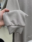 Albina Ful Taşlı Altı Piliseli Oversize Tunik-NA828 Taş