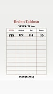 Aleta Astarlı Tek Düğmeli Peluş Yelek-BN4550 Taş