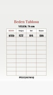 Aleta Astarlı Tek Düğmeli Peluş Yelek-BN4550 Taş
