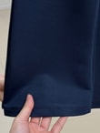 Armina Büzgülü Geniş Kollu Bluz-SS13231 Lacivert