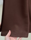 Armina Büzgülü Geniş Kollu Bluz-SS13231 Kahve