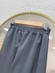 Asu Kuşaklı Bol Paça Pantolon-MT1445 Antrasit