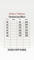 Asu Kuşaklı Bol Paça Pantolon-MT1445 Siyah