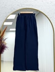 Aybanu Müslin Pantolon-MT523 Lacivert