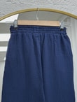 Aybanu Müslin Pantolon-MT523 Lacivert
