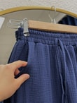 Aybanu Müslin Pantolon-MT523 Lacivert