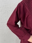 Ayçıl Nervürlü Modal Elbise-NA2407 Bordo