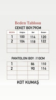 Ayşe Kolları Düğmeli Pantolonlu Kot Takım-LS7222 Lacivert