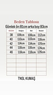 Aysima Tesettür Etekli Takım-MA2145 Taş
