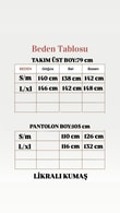 Aysun İnci Biyeli Taşlı Pantolonlu Takım-EK547 Antrasit