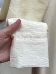 Azende Önü Pileli Kol Ucu Çift Düğmeli Elbise-PA9882 Sarı