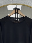 Bahargül Reglan Kol Kordunlu Tunik-MF1933 Siyah