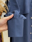 Belgin Bolerolu Tuniği Uzun Pantolonlu Modal Takım-ZŞ7078 Lacivert