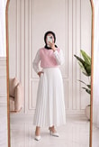Belsira Sakallı Süveter-MF26702 Pembe