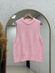 Belsira Sakallı Süveter-MF26702 Pembe
