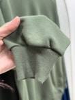 Bemeva Dikiş Detay İki İp Şardonlu Sweat-BN4522 Haki