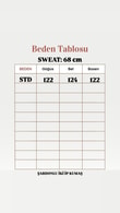 Bemeva Dikiş Detay İki İp Şardonlu Sweat-BN4522 Haki