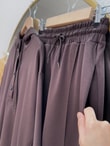 Bemista Kapşonlu Çıtçıtlı  Yanı Yırtmaçlı Pantolonlu Takım-MA8329 Kahve