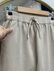 Bemona Çift Cepli Paça Püsküllü Gabardin Pantolon-MA5284 Taş