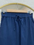 Bemona Çift Cepli Paça Püsküllü Gabardin Pantolon-MA5284 Lacivert