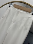 Beren Gizli Cepli Pantolon-MT1508 Beyaz