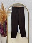 Beren Gizli Cepli Pantolon-MT1508 Kahve