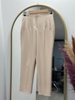 Beren Gizli Cepli Pantolon-MT1508 Taş