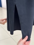Beylem Düğmeli Çift Cepli Uzun Tunik-ZŞ7073 Siyah