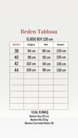 Birben Önü Tokalı Ve Bolerolu Geniş Kol Vual Elbise-FA1116 Kahve