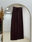 Bora Oversize İkili Pantolonlu Takım-CI2547 Kahve