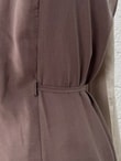 Canay Pelerinli İpli Elbise-ML2095 Kahve